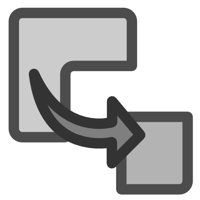 Icône gris flèche droite carré à télécharger gratuitement